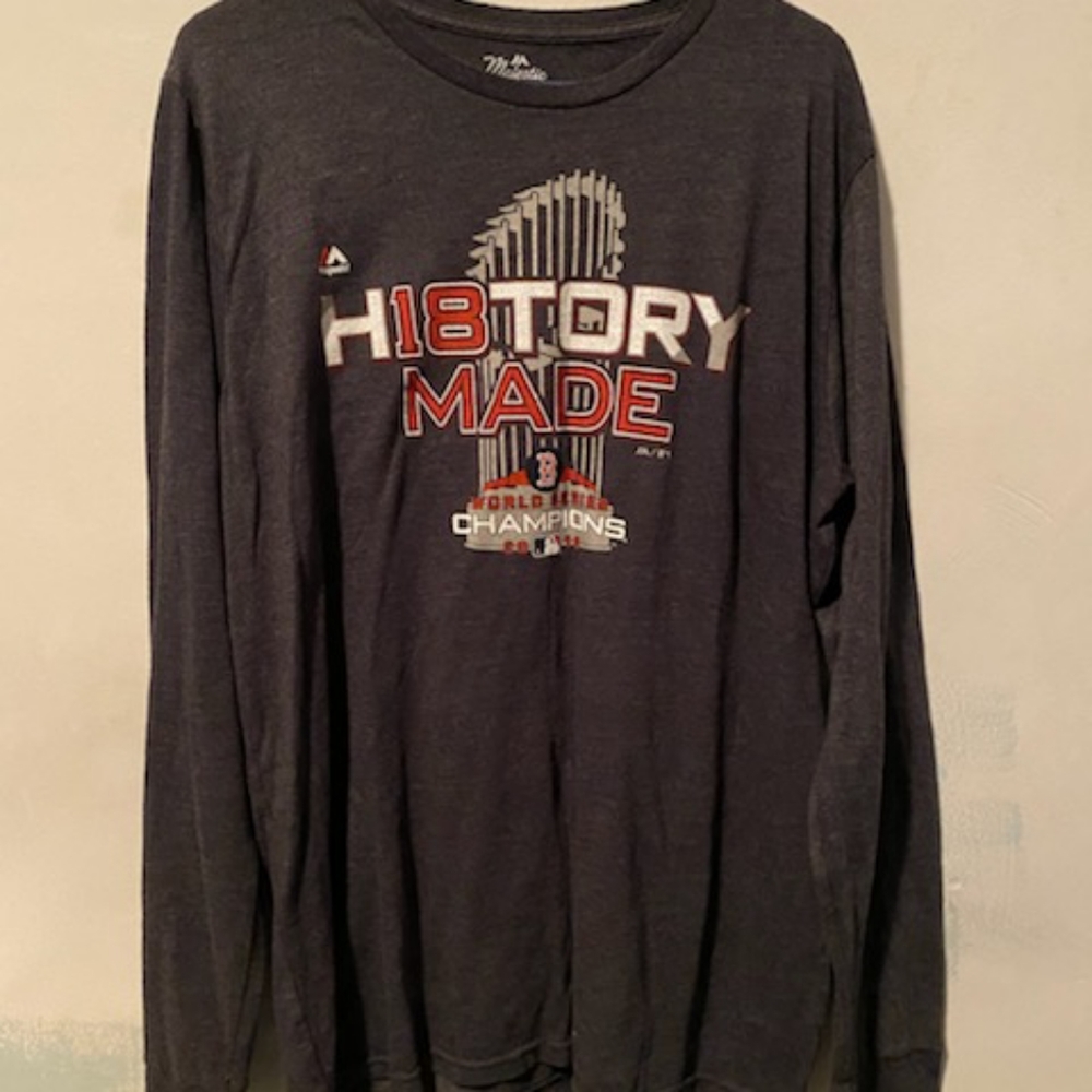 redsox championship long sleeve tee 2018